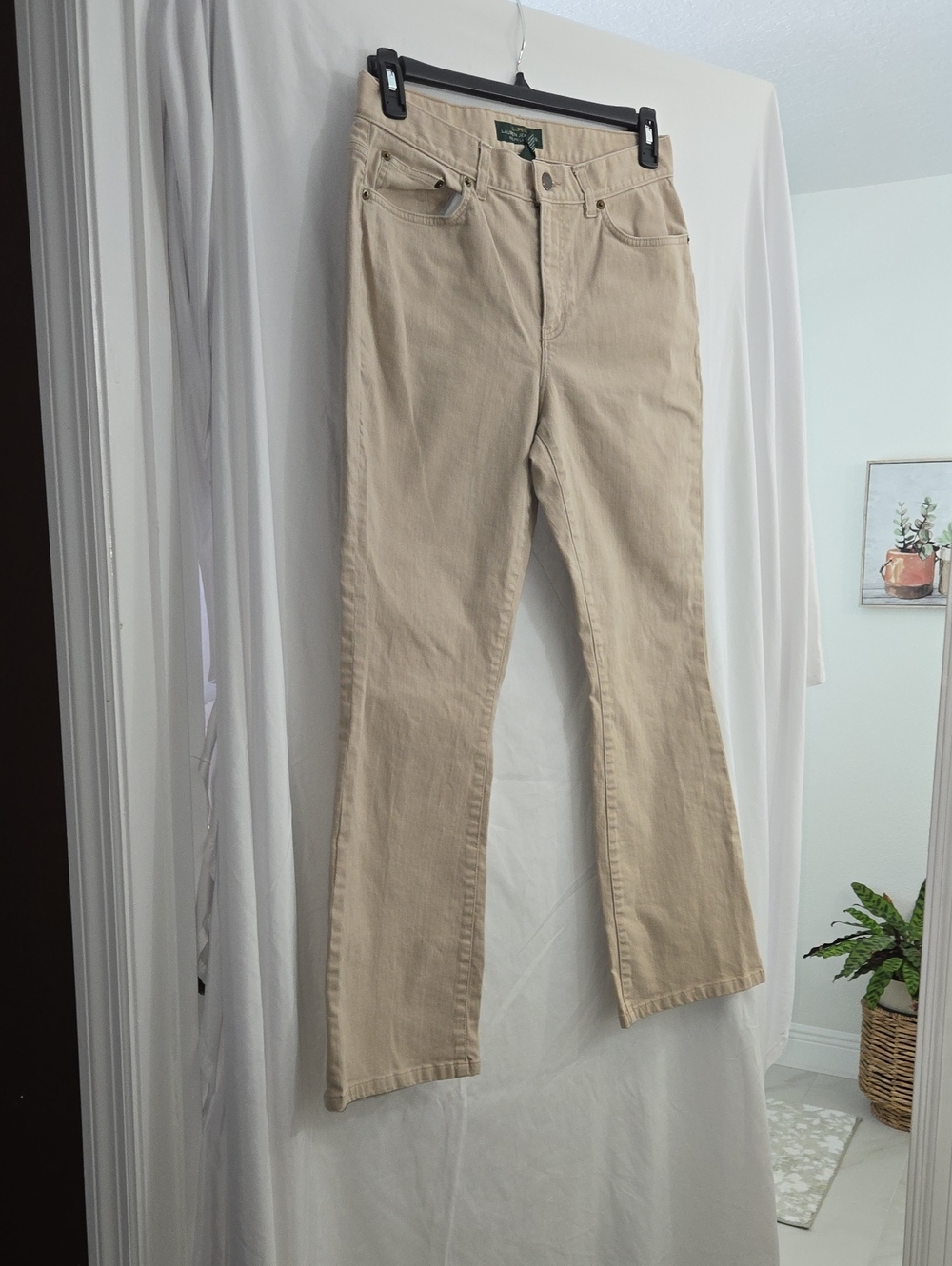 Ralph Lauren Beige Flare Jeans